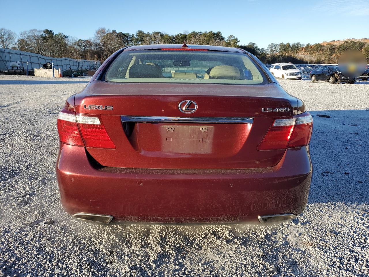 2007 Lexus LS VIN JTHBL46F075042506 Copart auction photo, front end / minor dent/scratches damage thumbnail 6
