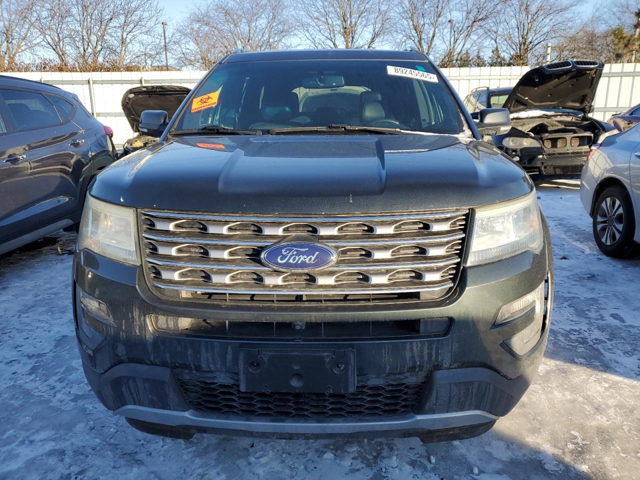 2016 Ford Explorer VIN 1FM5K8F8XGGB27654 Copart auction photo, rear end damage thumbnail 5
