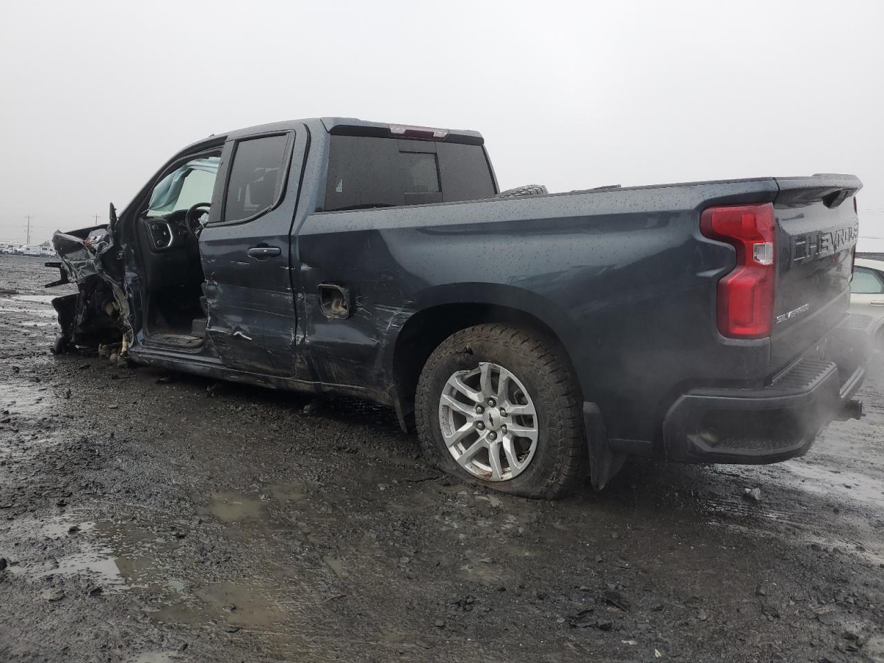 2019 Chevrolet Silverado VIN 1GCRYEED9KZ280802 Copart auction photo, side damage thumbnail 2