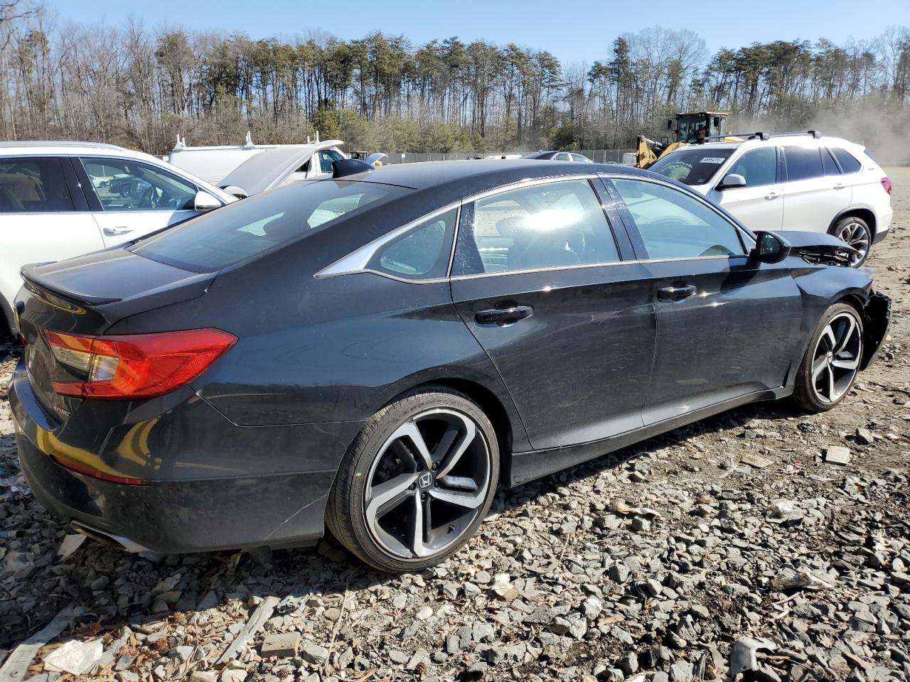 2021 Honda Accord VIN 1HGCV1F39MA017967 Copart auction photo, front end damage thumbnail 3