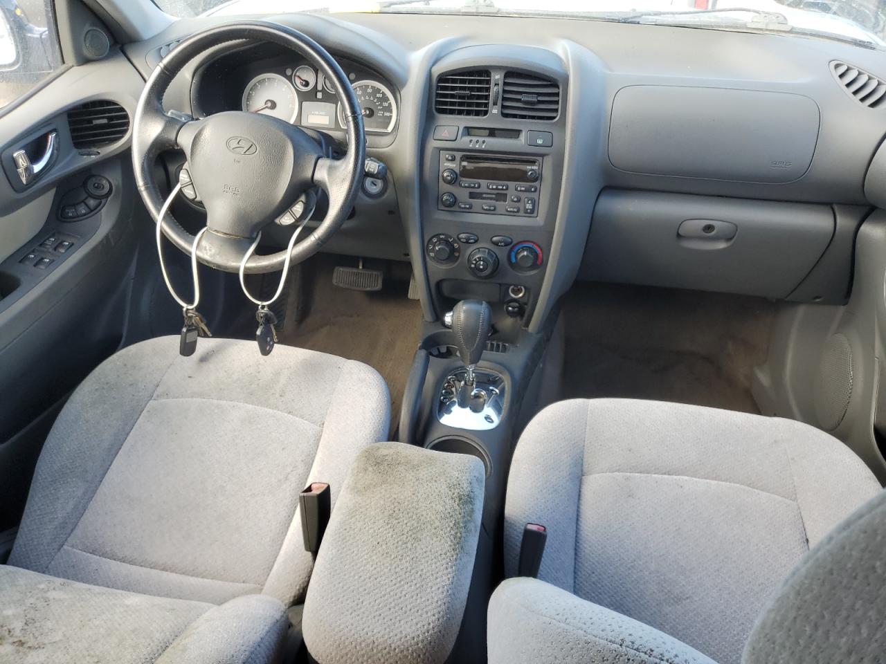 2005 Hyundai Santa Fe VIN KM8SC13D65U957846 Copart auction photo, water/flood damage thumbnail 8
