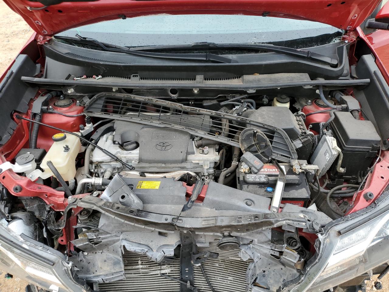 2014 Toyota RAV 4 VIN 2T3WFREV2EW090935 Copart auction photo, front end damage thumbnail 13