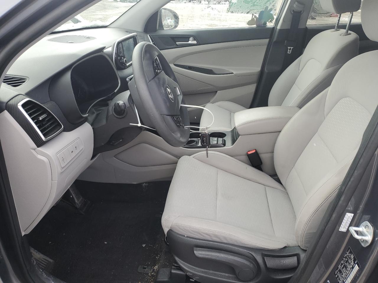 2019 Hyundai Tucson VIN KM8J23A48KU893916 Copart auction photo, front end / side damage thumbnail 7