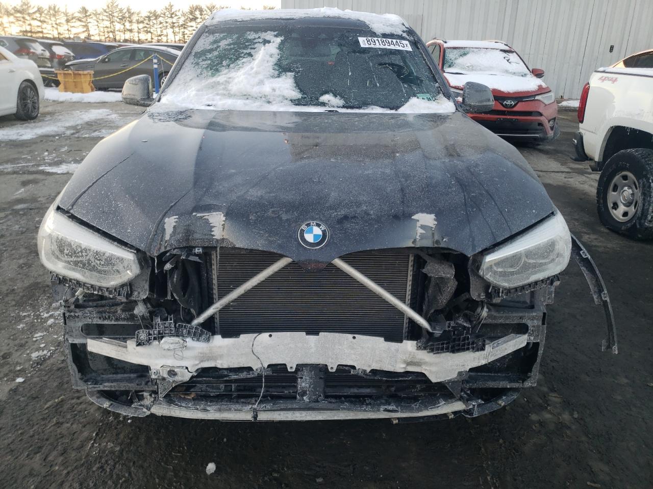 2019 BMW X3 VIN 5UXTR9C57KLP91755 Copart auction photo, front end damage thumbnail 5