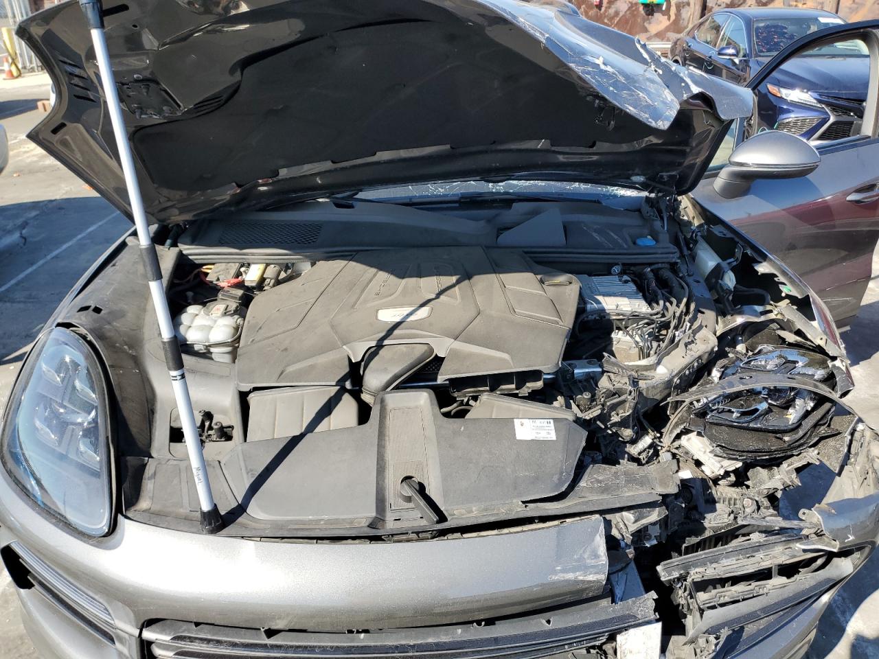 2020 Porsche Cayenne VIN WP1AA2AY3LDA03715 Copart auction photo, front end damage thumbnail 12