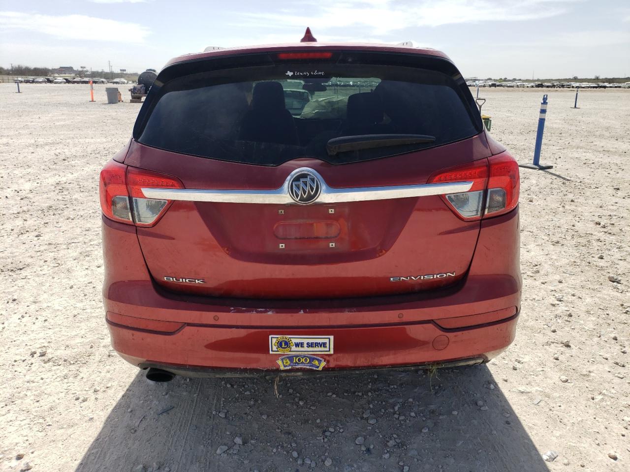 2017 Buick Envision VIN LRBFXBSA1HD223111 Copart auction photo, side / front end damage thumbnail 6