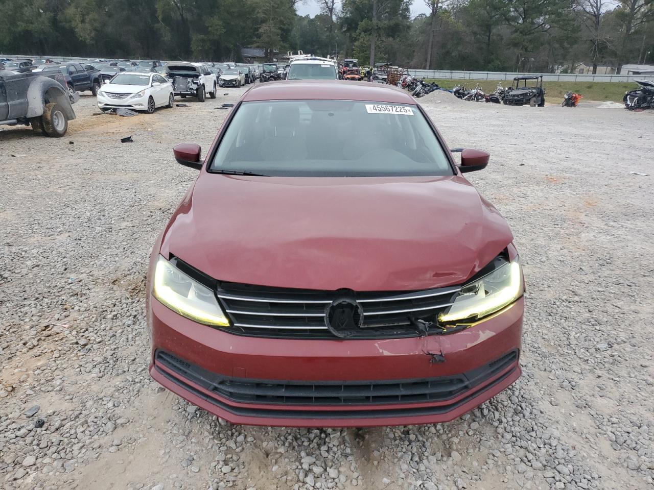 2017 Volkswagen Jetta VIN 3VW2B7AJXHM315283 Copart auction photo, front end damage thumbnail 5