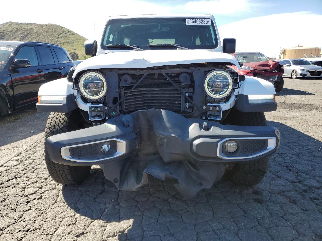 2018 Jeep Wrangler VIN 1C4HJXEN2JW278152 Copart auction photo, front end damage thumbnail 5