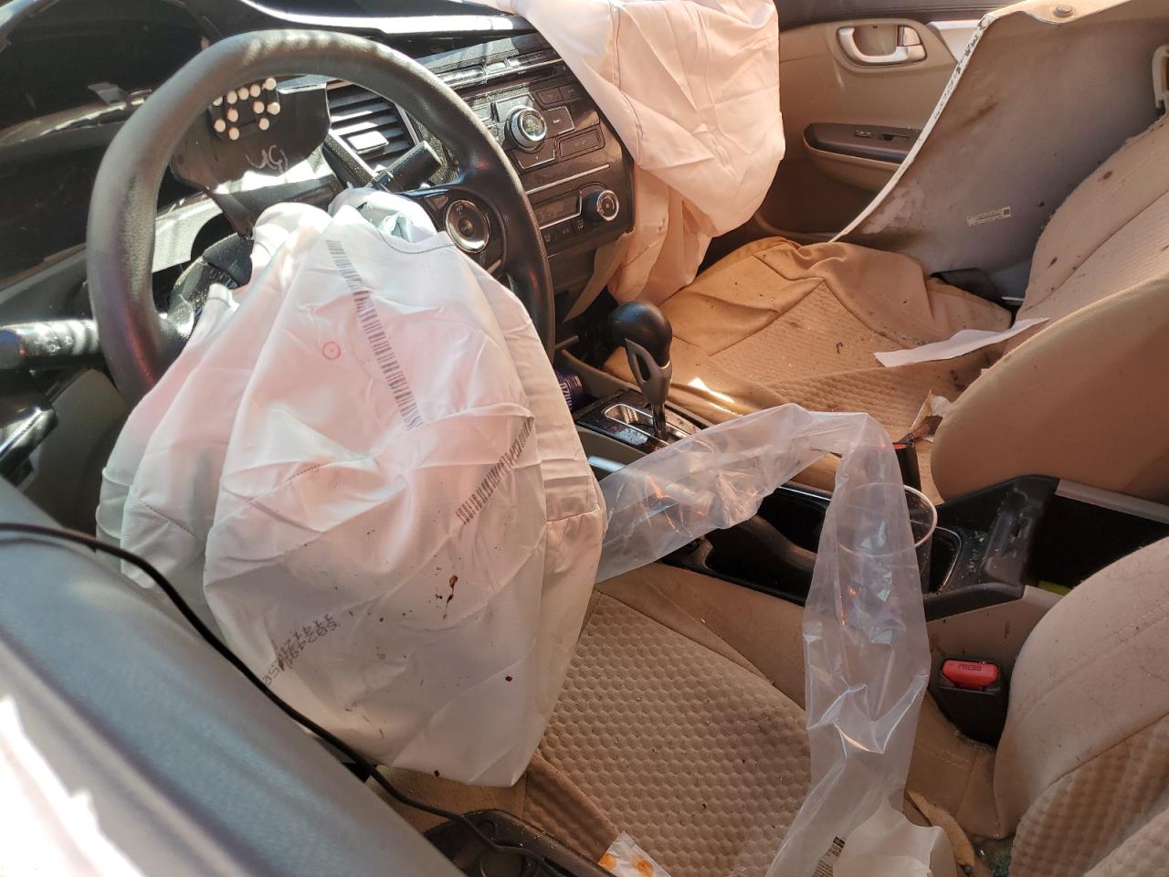 2013 Honda Civic VIN 19XFB2F87DE226417 Copart auction photo, all over damage thumbnail 8