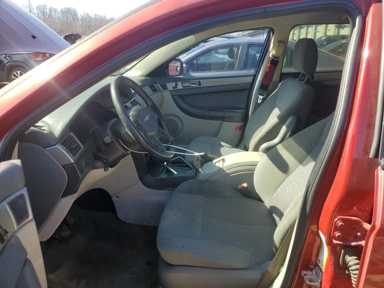 2008 Chrysler Pacifica VIN 2A8GM48L38R654980 Copart auction photo, side damage thumbnail 7