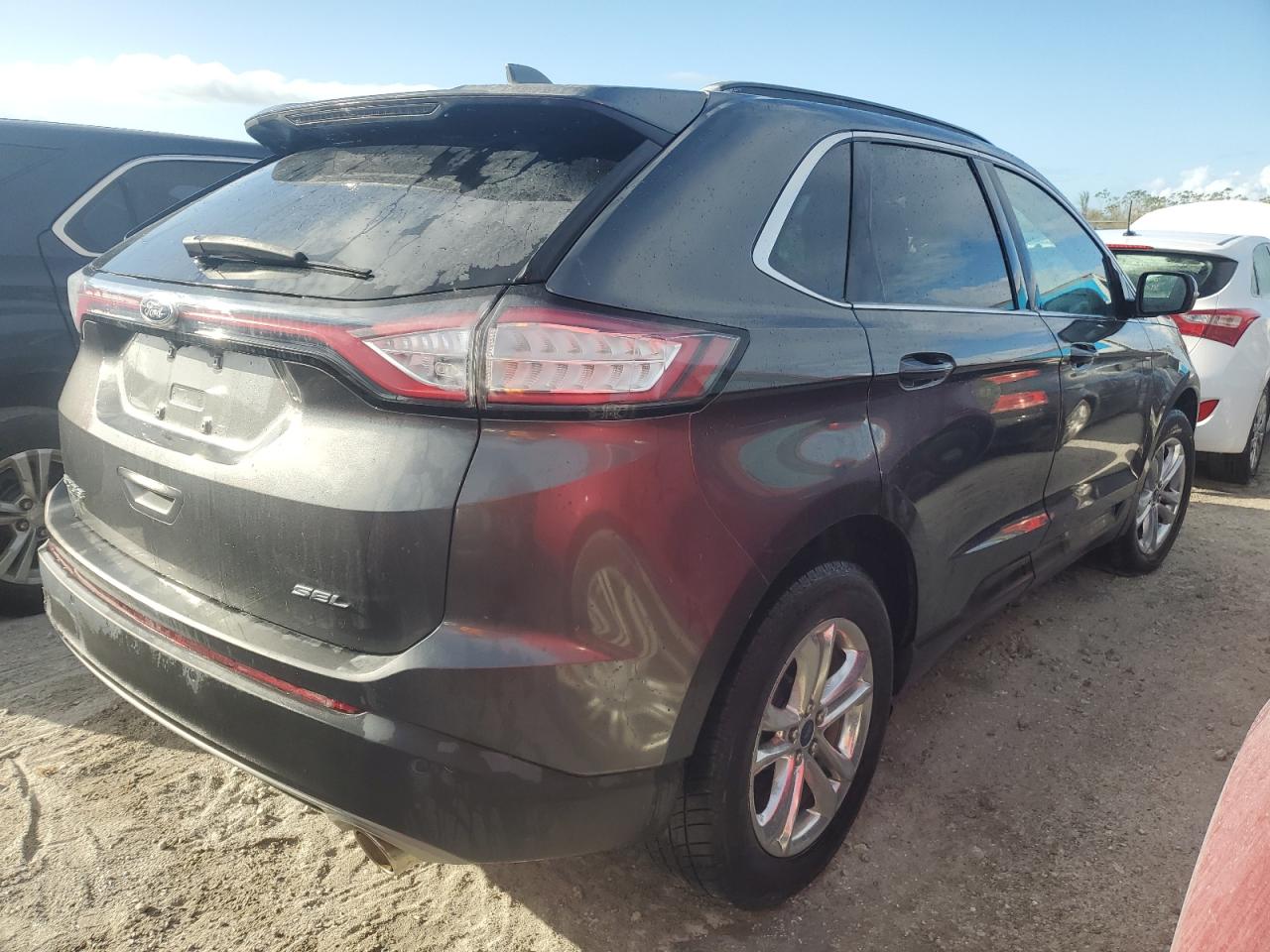 2017 Ford Edge VIN 2FMPK3J86HBC34972 Copart auction photo, water/flood damage thumbnail 3