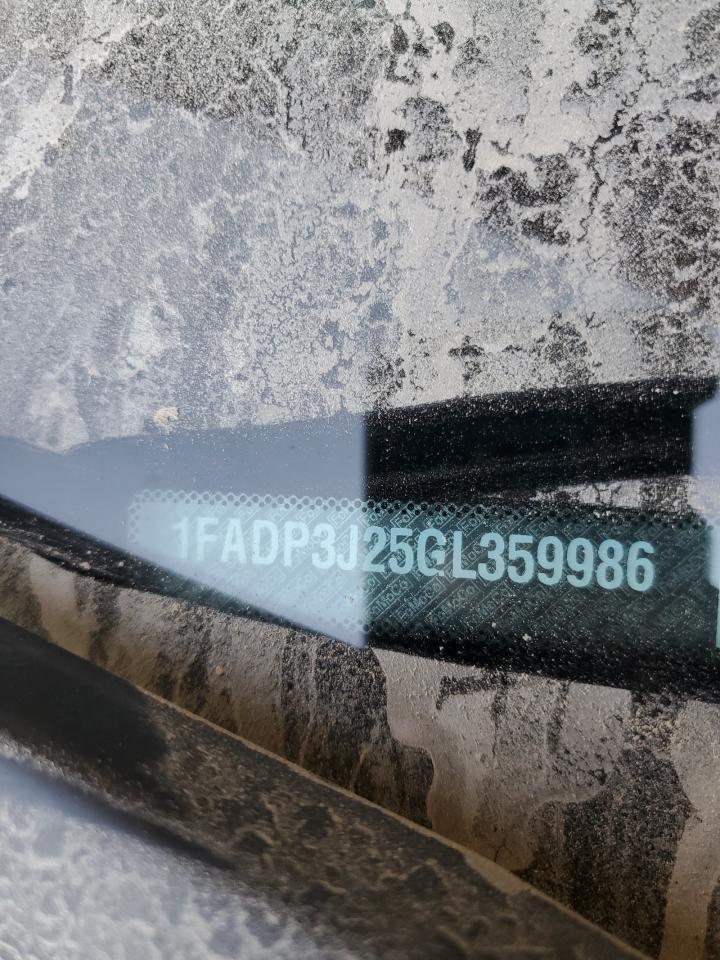 2016 Ford Focus VIN 1FADP3J25GL359986 Copart auction photo, side / front end damage thumbnail 13