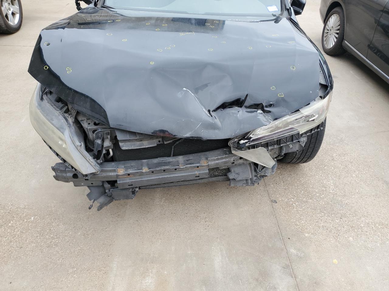 2016 Honda Accord VIN 1HGCT2B04GA007570 Copart auction photo, front end / side damage thumbnail 11