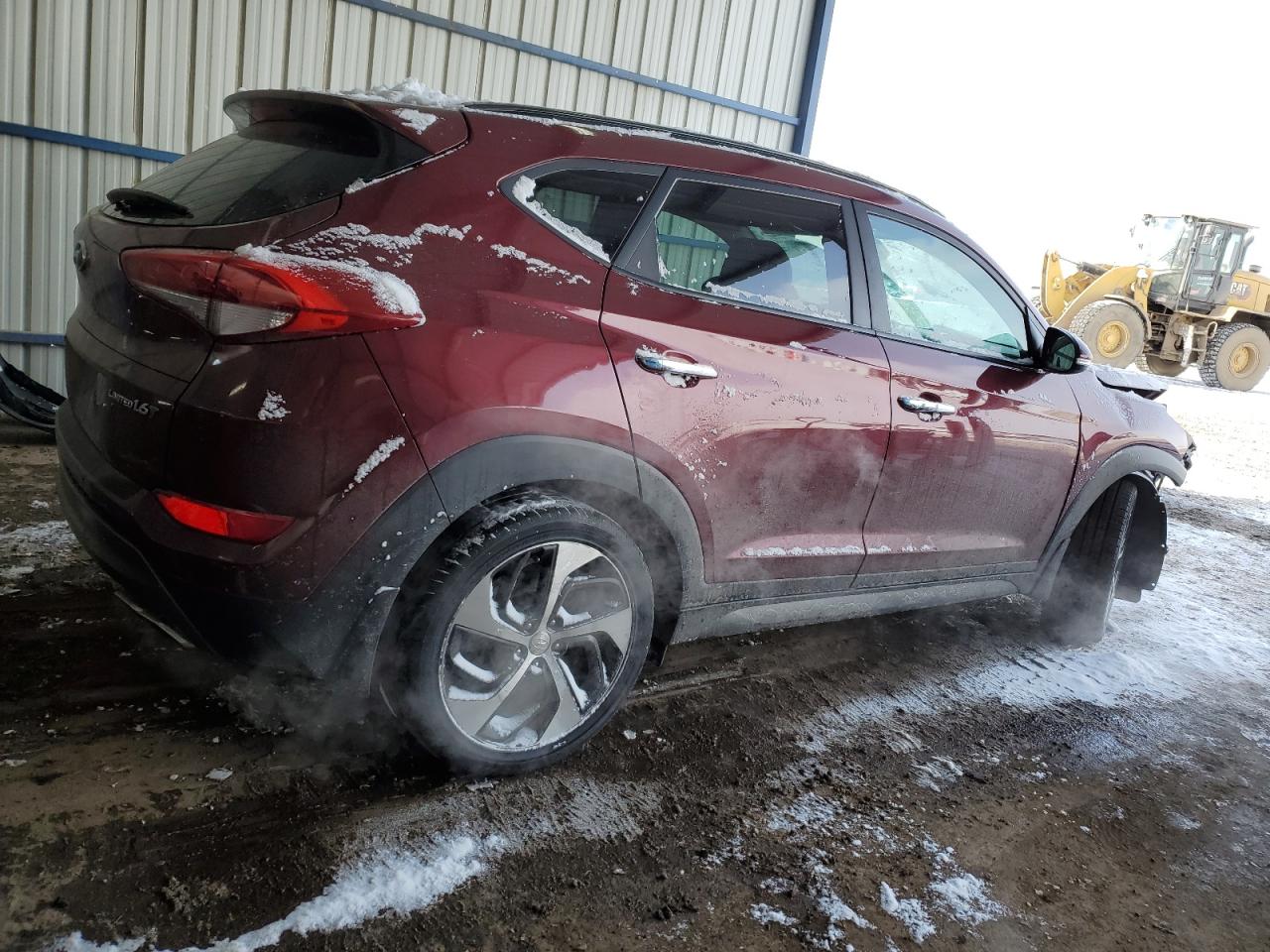 2016 Hyundai Tucson VIN KM8J33A28GU146190 Copart auction photo, front end damage thumbnail 3
