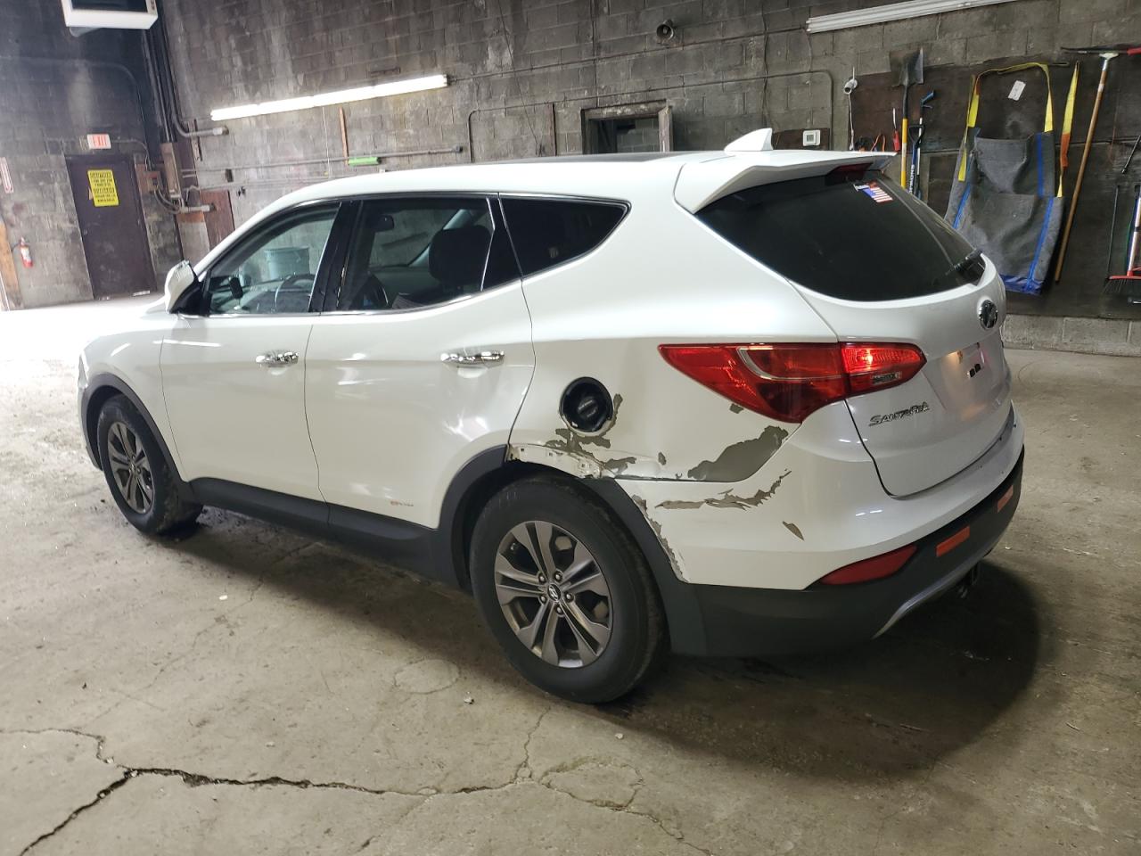 2013 Hyundai Santa Fe VIN 5XYZU3LB0DG110055 Copart auction photo, rear end / top/roof damage thumbnail 2