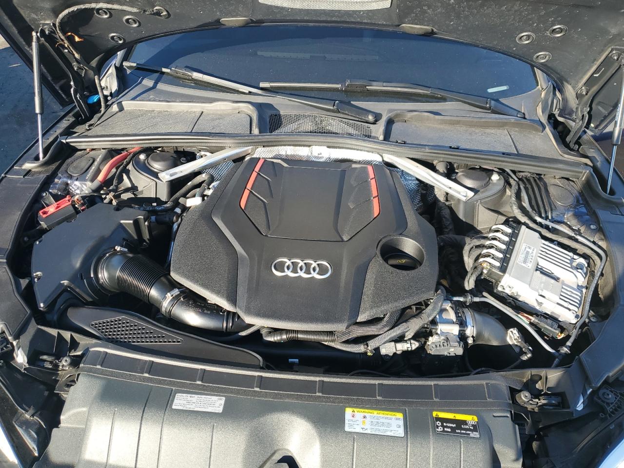 2021 Audi RS5 VIN WAUP4AF53MA045765 Copart auction photo, side / rear end damage thumbnail 11