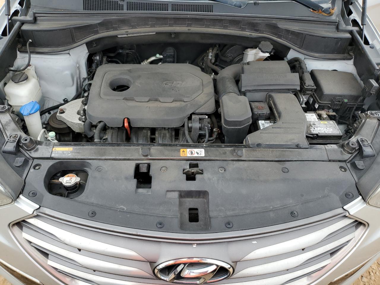 2017 Hyundai Santa Fe VIN 5XYZTDLB7HG438801 Copart auction photo, side damage thumbnail 12