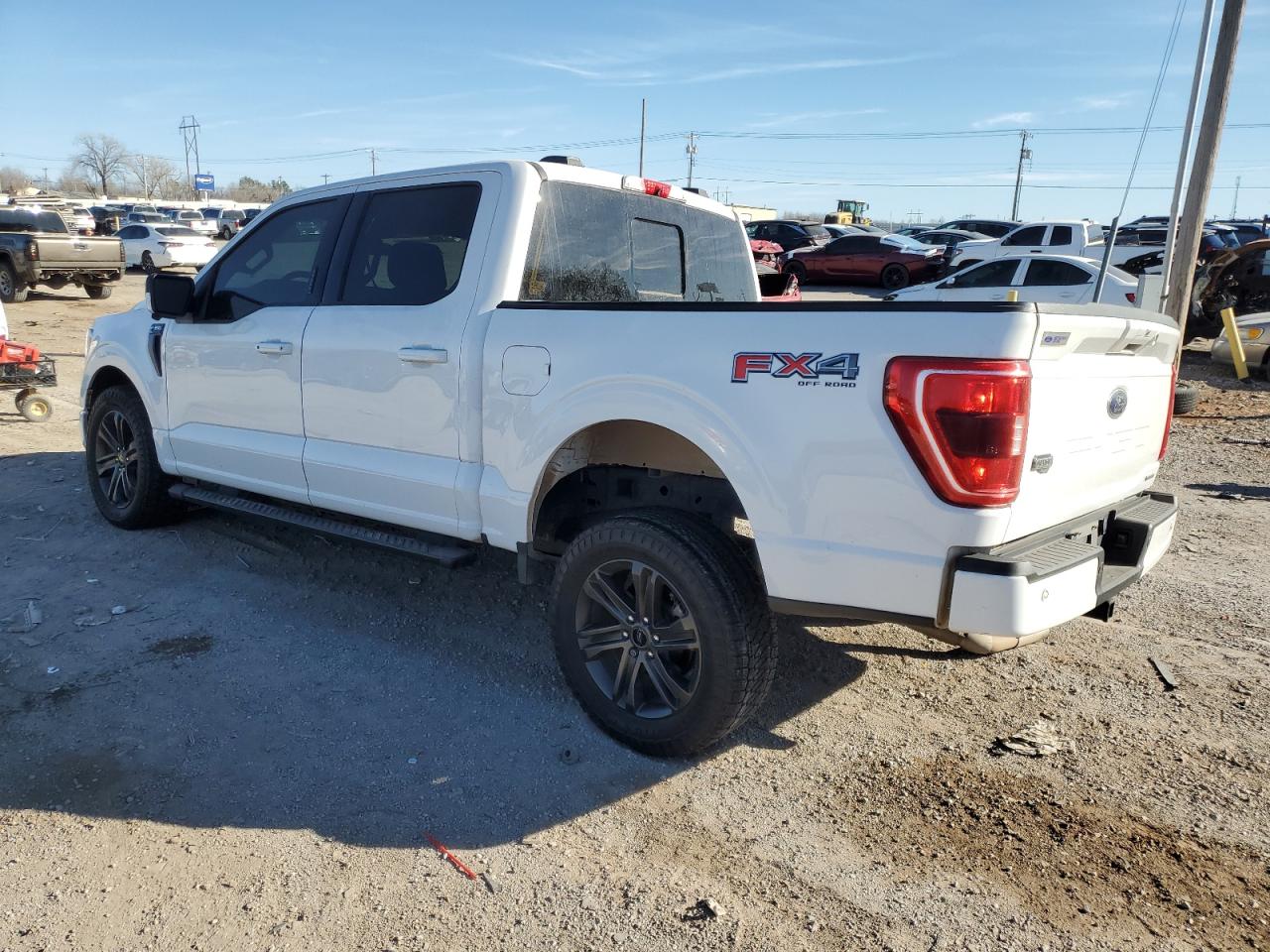2022 Ford F-150 VIN 1FTFW1E8XNKE61456 Copart auction photo, frame damage / undercarriage damage thumbnail 2