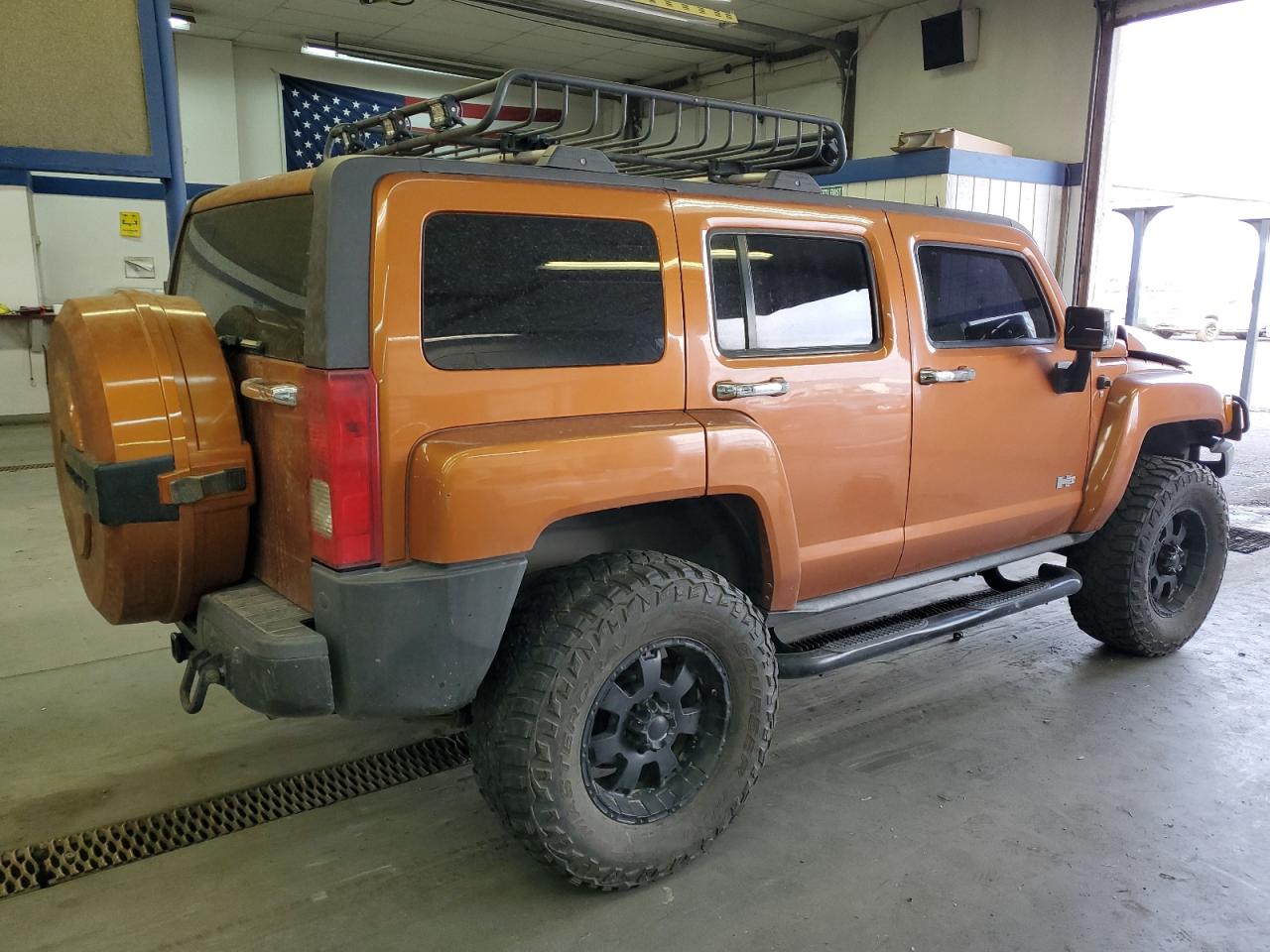 2007 Hummer H3 VIN 5GTDN13E178226908 Copart auction photo, front end damage thumbnail 3