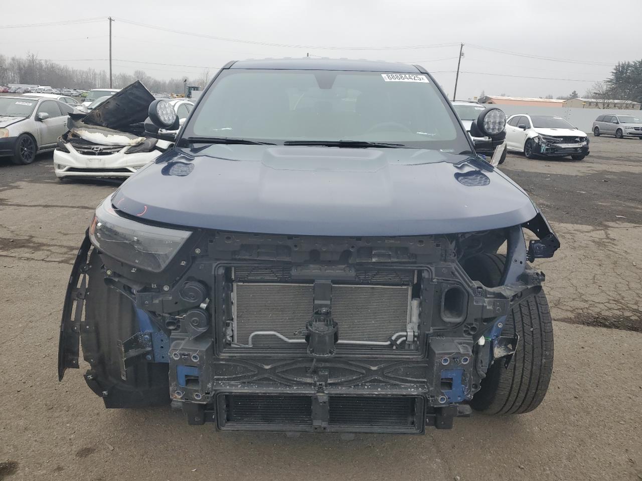 2020 Ford Explorer VIN 1FM5K8AW0LGB85837 Copart auction photo, front end damage thumbnail 5
