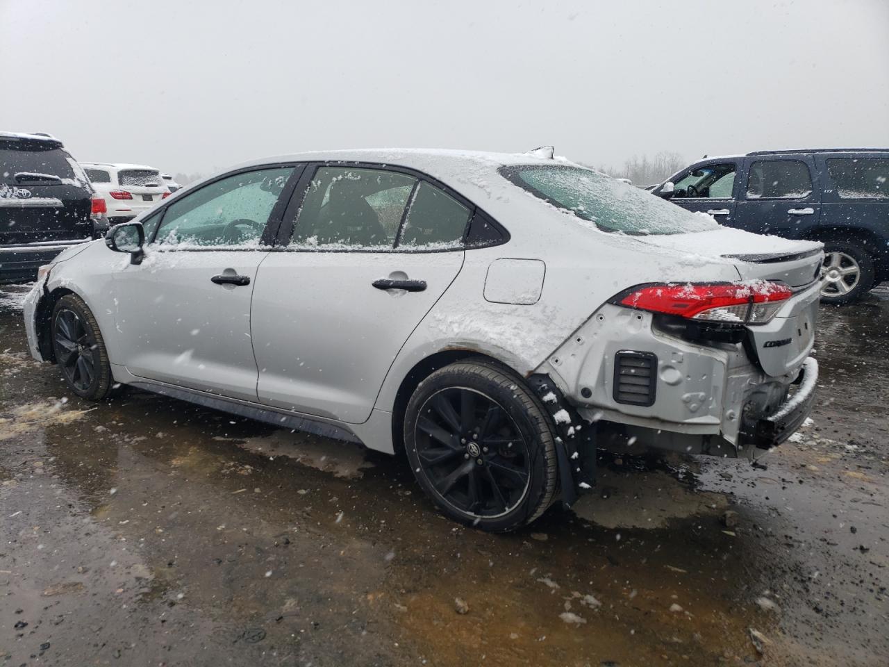 2021 Toyota Corolla VIN 5YFS4MCE8MP071728 Copart auction photo, rear end / front end damage thumbnail 2