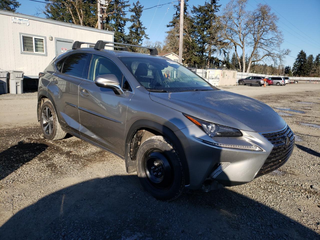 2020 Lexus NX VIN JTJGJRDZ3L2135195 Copart auction photo, undercarriage / front end damage thumbnail 4
