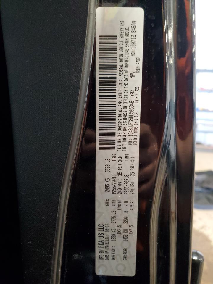2017 Jeep Wrangler VIN 1C4BJWEG5HL505346 Copart auction photo, side damage thumbnail 13