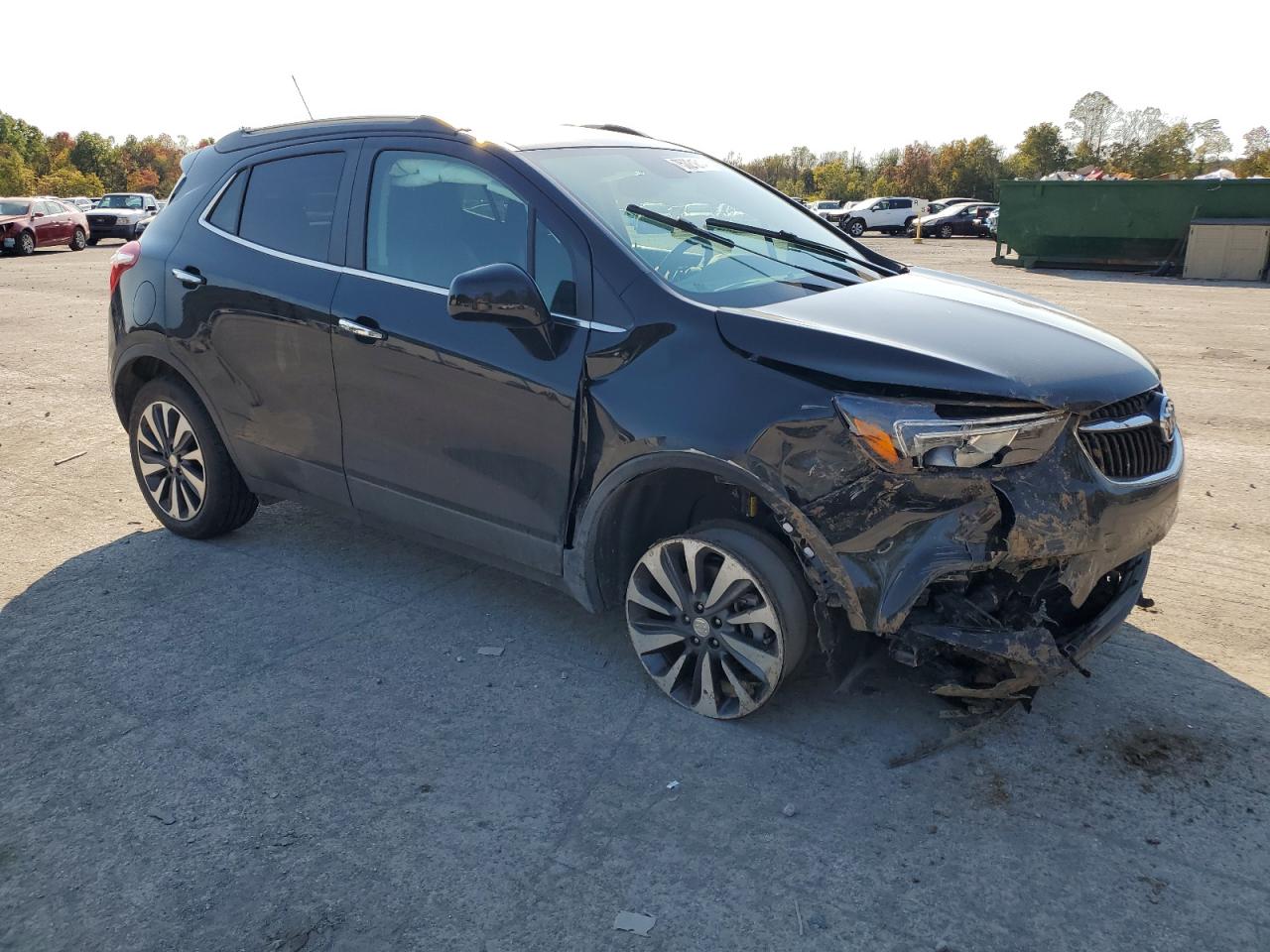 2022 Buick Encore VIN KL4CJESM2NB529270 Copart auction photo, front end damage thumbnail 4