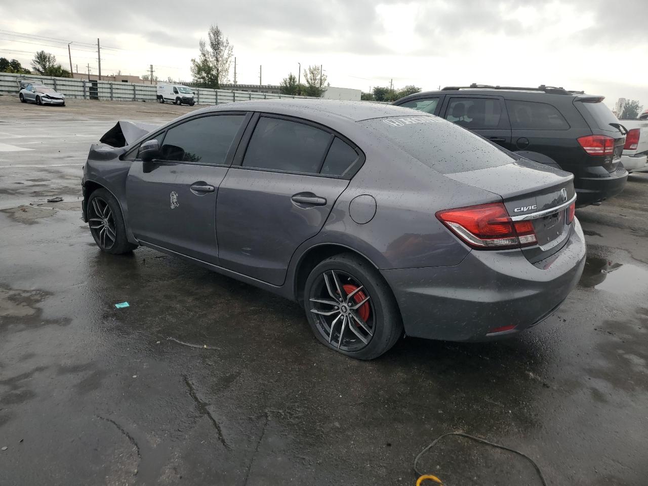 2015 Honda Civic VIN 19XFB2F51FE119422 Copart auction photo, front end damage thumbnail 2