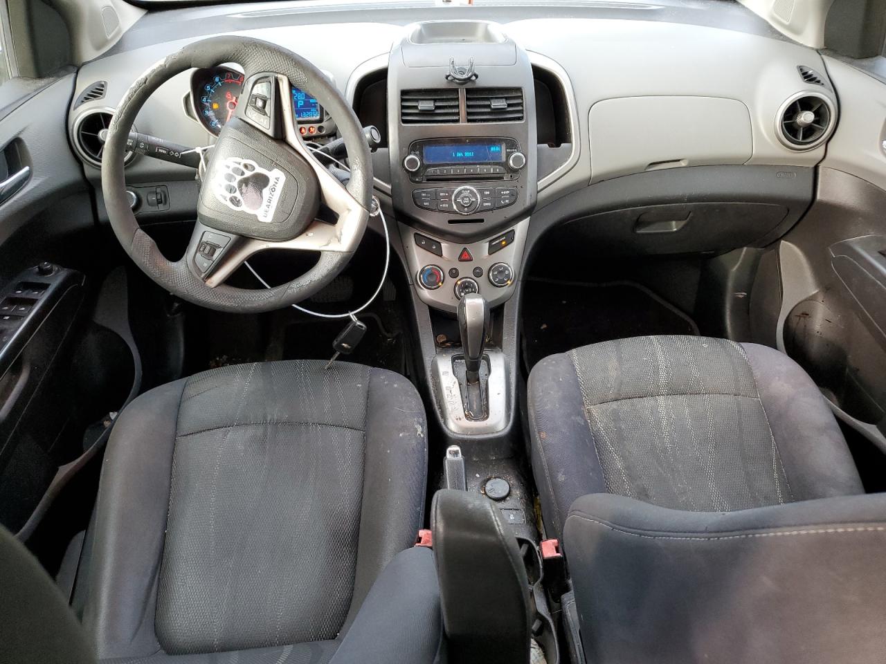 2013 Chevrolet Sonic VIN 1G1JC5SG9D4183697 Copart auction photo, mechanical / front end damage thumbnail 8