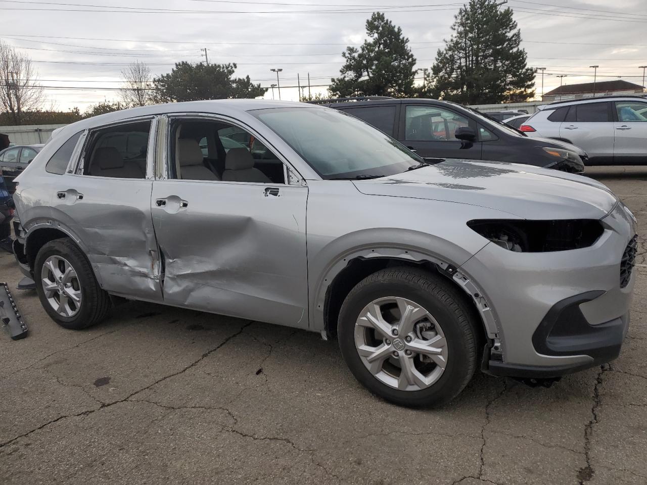 2024 Honda HR-V VIN 3CZRZ2H30RM745925 Copart auction photo, all over damage thumbnail 4