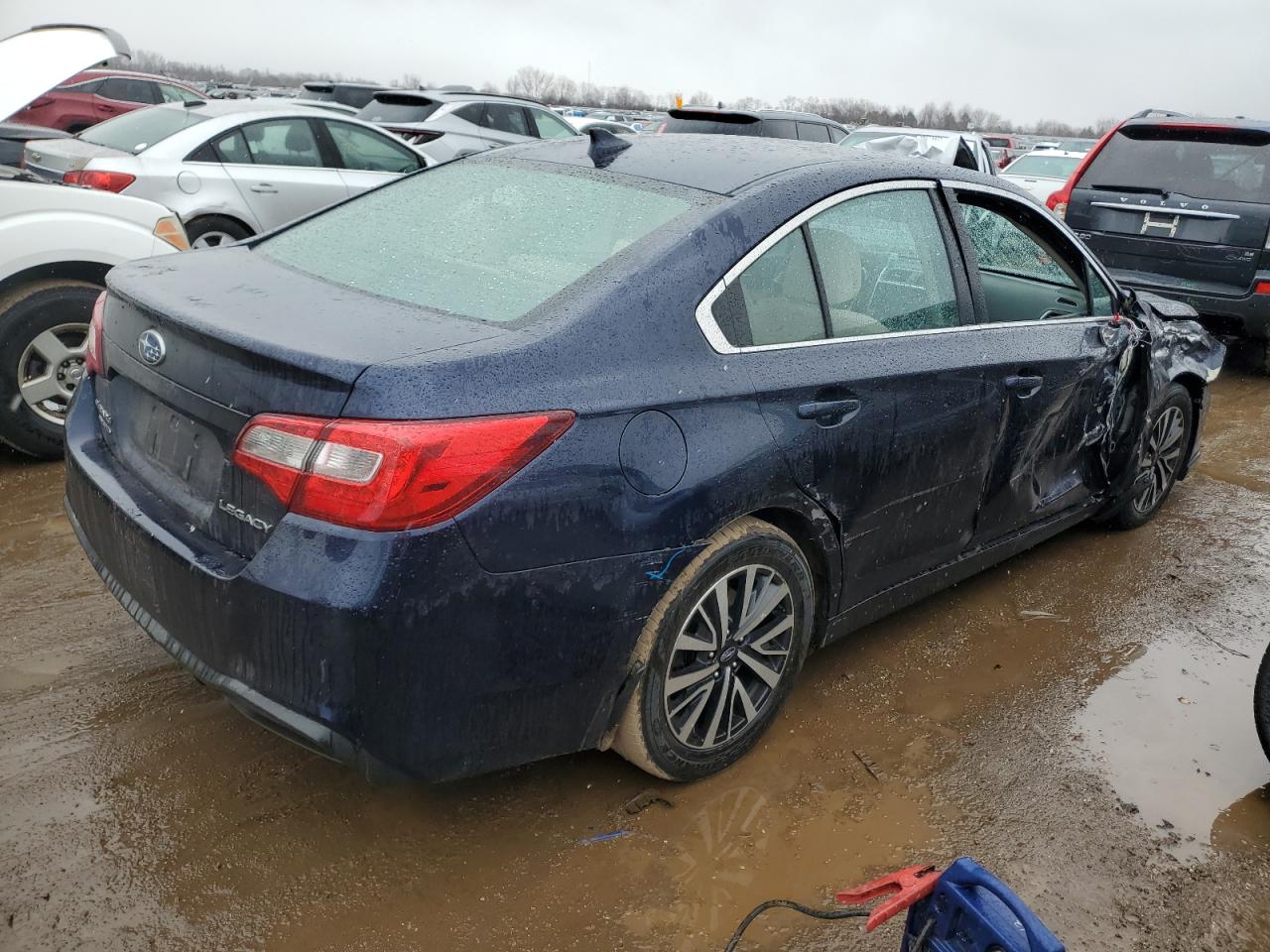 2018 Subaru Legacy VIN 4S3BNAF69J3003216 Copart auction photo, side / front end damage thumbnail 3