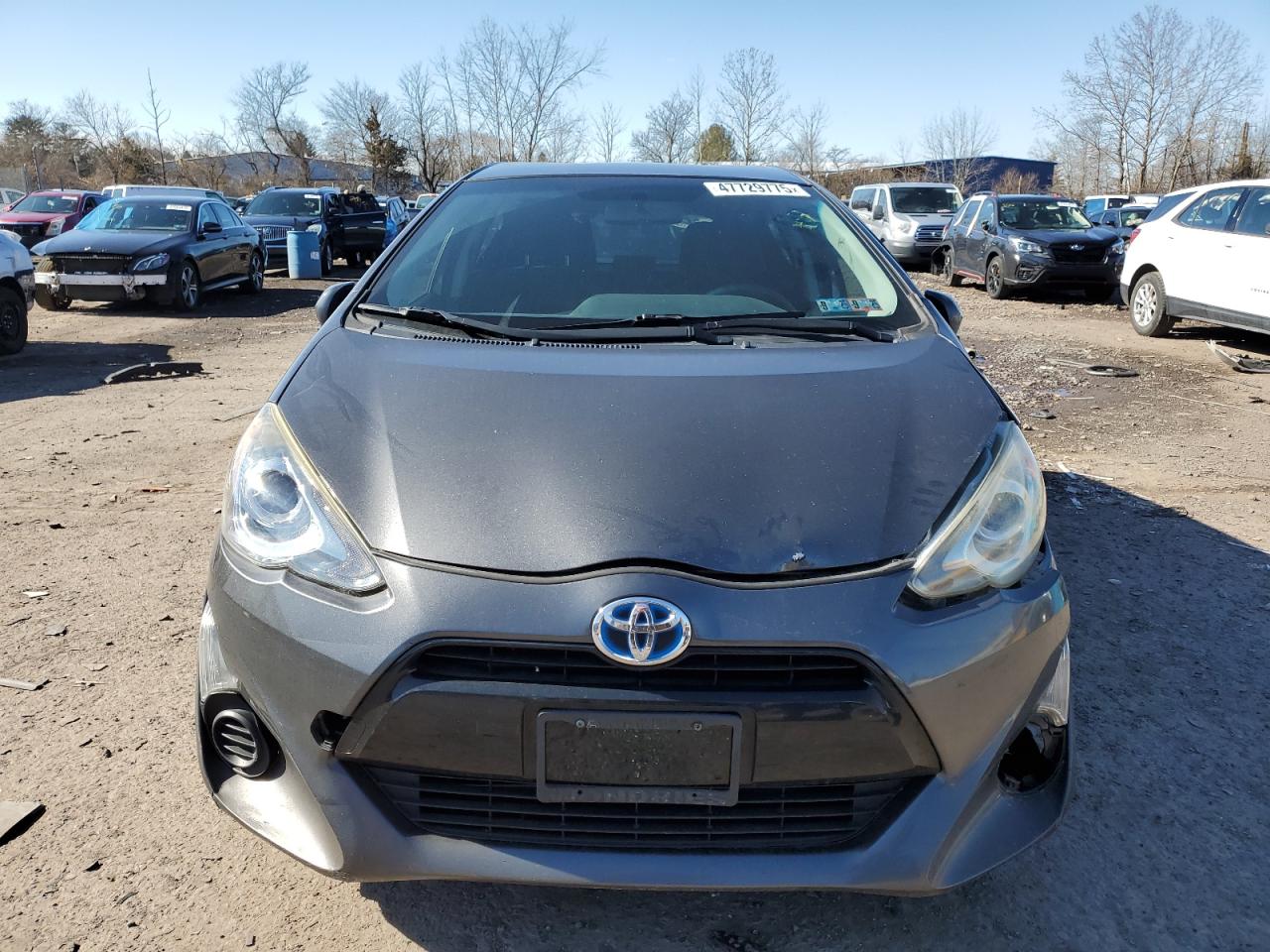 2015 Toyota Prius VIN JTDKDTB30F1103606 Copart auction photo, front end / side damage thumbnail 5