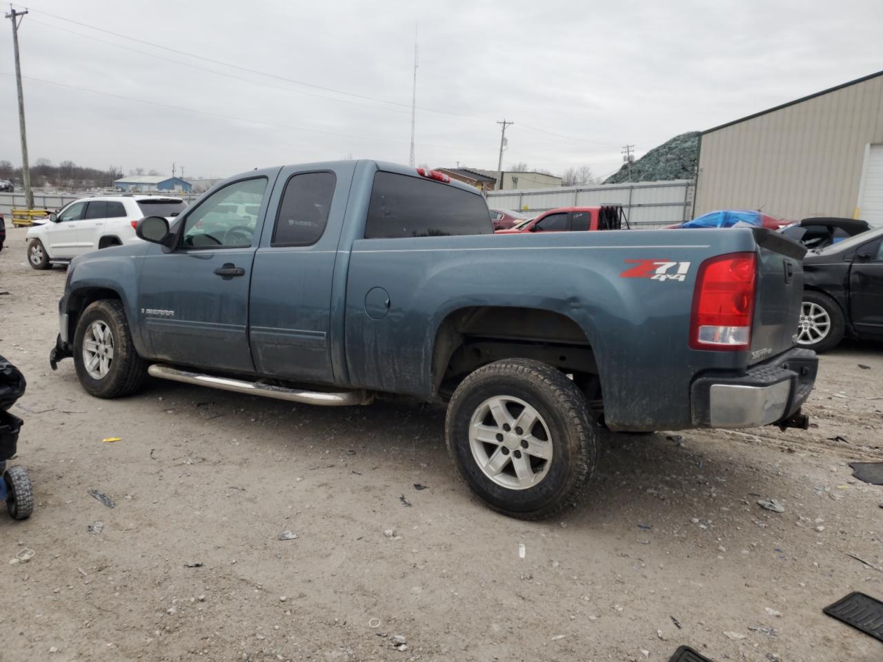 2008 GMC Sierra VIN 2GTEK19J581274604 Copart auction photo, side damage thumbnail 2