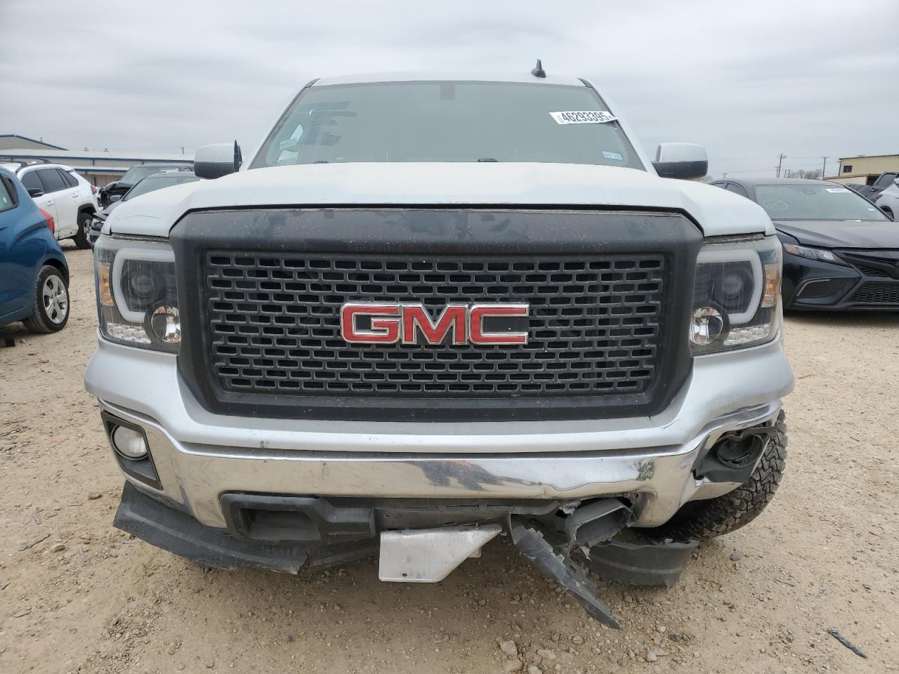 2015 GMC Sierra VIN 3GTP1UEC5FG512590 Copart auction photo, side damage thumbnail 5