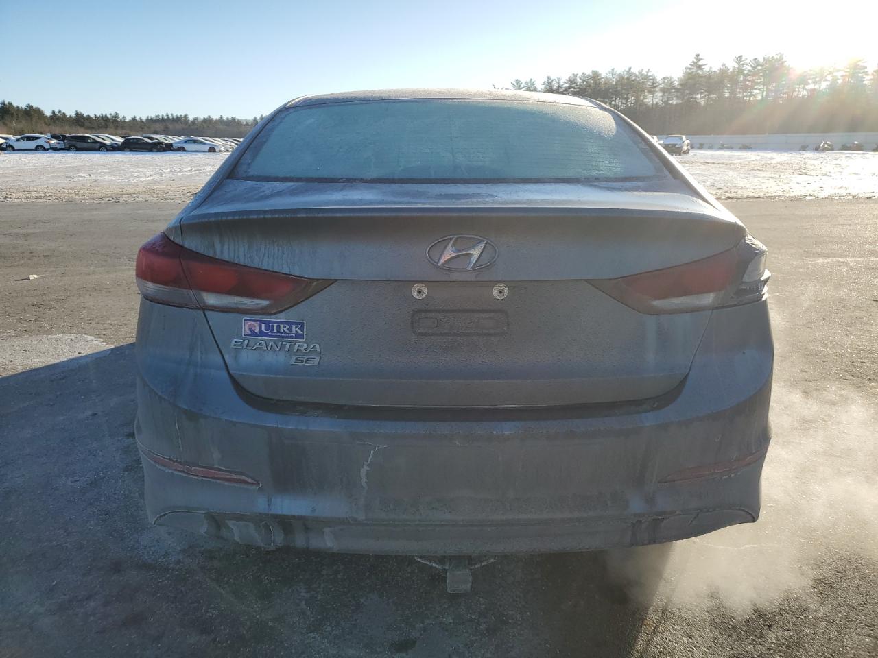 2018 Hyundai Elantra VIN 5NPD74LFXJH254534 Copart auction photo, front end / side damage thumbnail 6