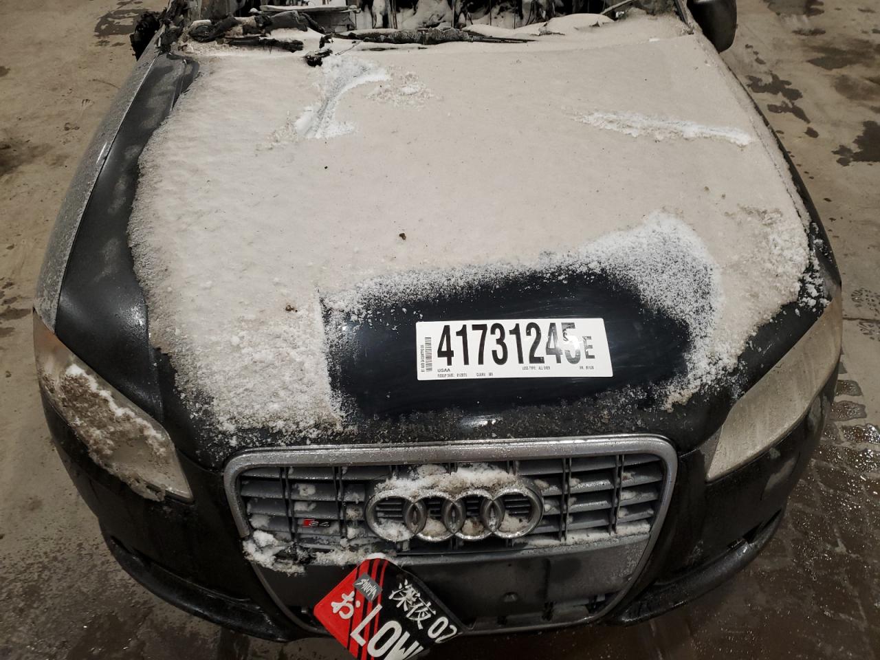 2007 Audi RS4 VIN WUARL48H57K901530 Copart auction photo, burn - interior / burn damage thumbnail 11