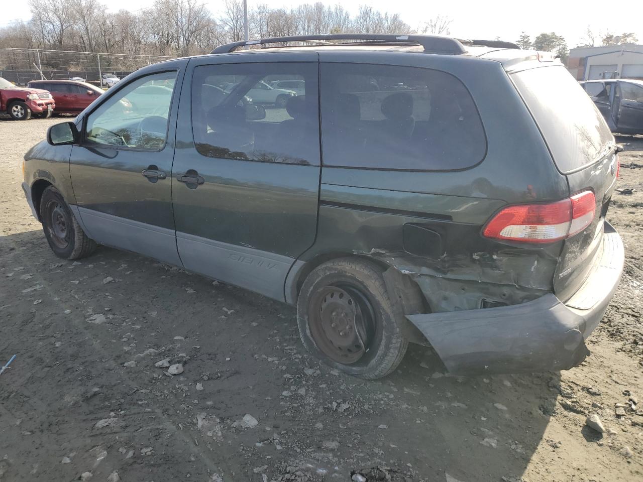 2003 Toyota Sienna VIN 4T3ZF19C63U541028 Copart auction photo, rear end / side damage thumbnail 2
