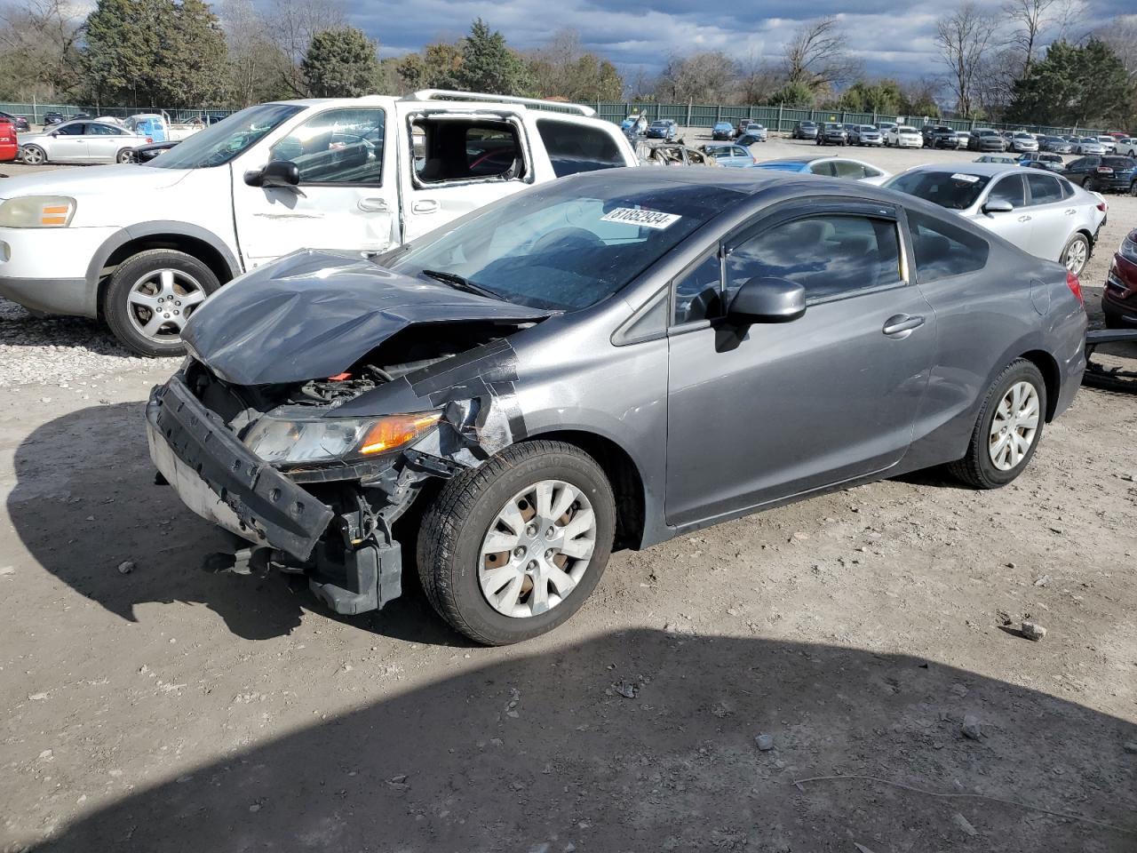 2012 Honda Civic VIN 2HGFG3B58CH551598