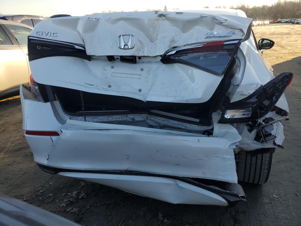 2024 Honda Civic VIN 2HGFE2F50RH550657 Copart auction photo, front end / rear end damage thumbnail 6