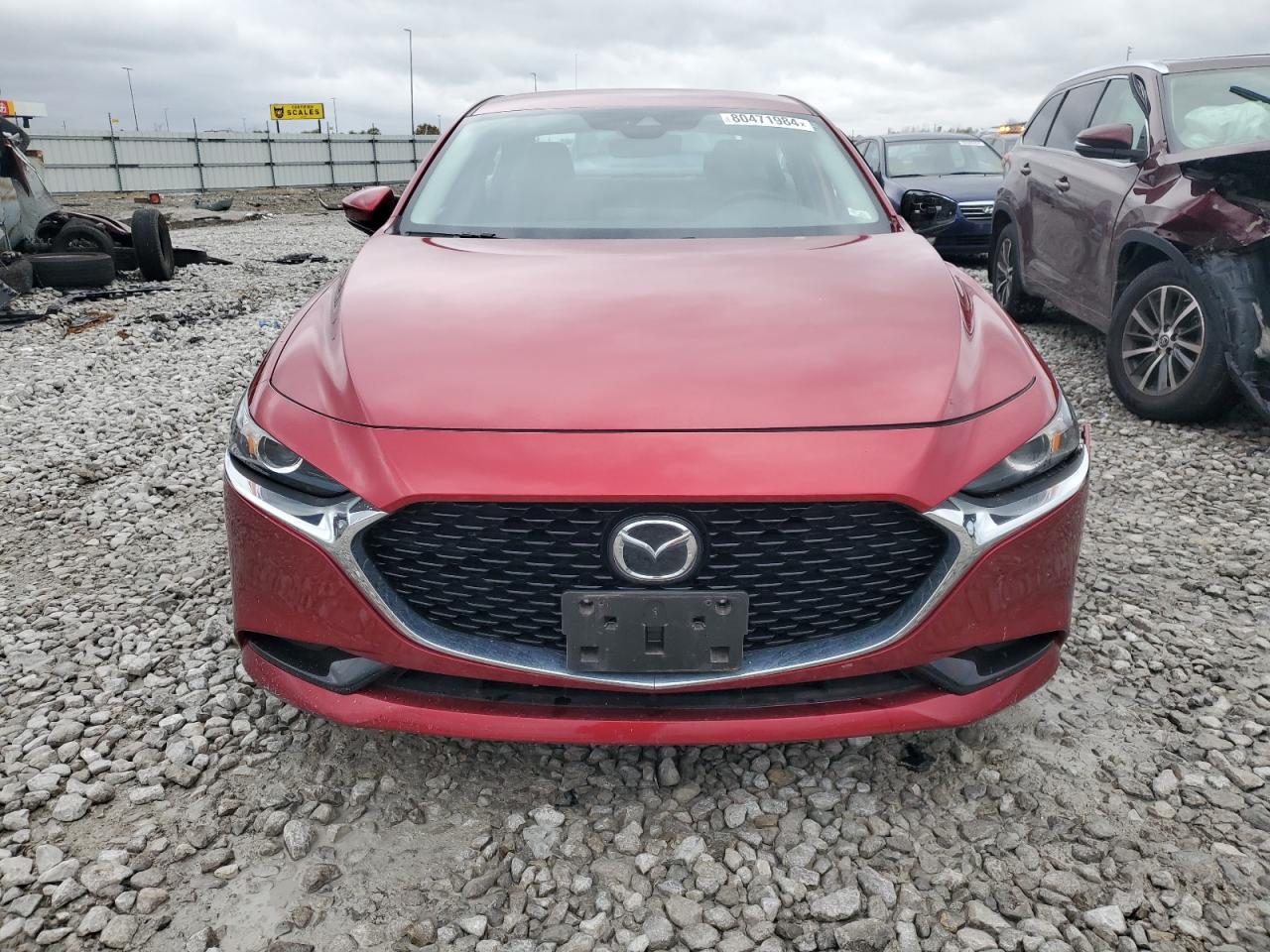 2019 Mazda 3 VIN JM1BPBAM2K1121367 Copart auction photo, side damage thumbnail 5