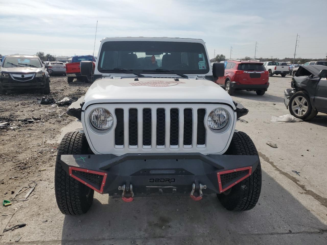 2021 Jeep Wrangler VIN 1C4HJXDNXMW678692 Copart auction photo, rear end damage thumbnail 5