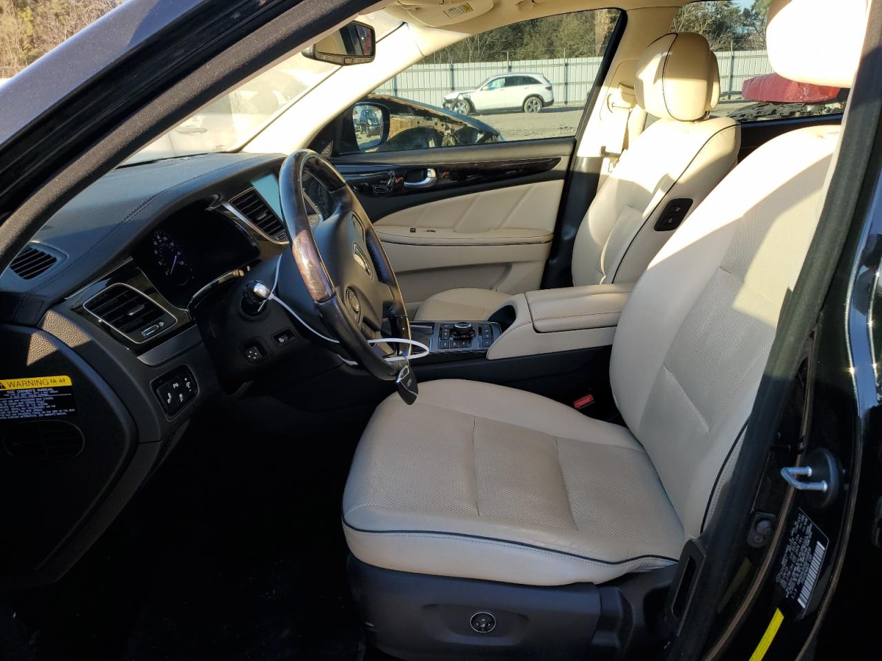 2016 Hyundai Equus VIN KMHGH4JH3GU104838 Copart auction photo, front end / rear end damage thumbnail 7
