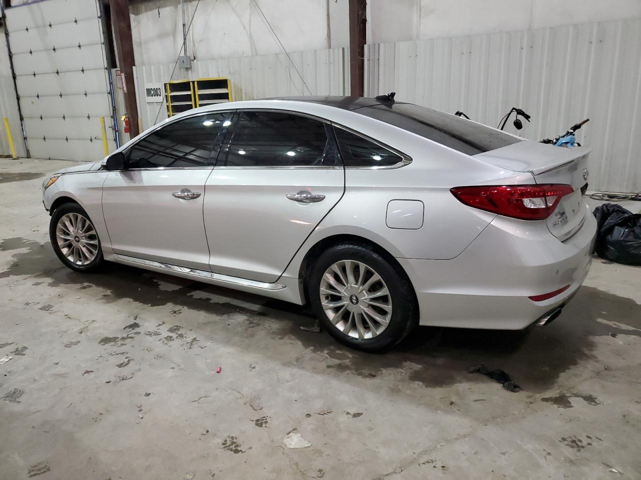 2015 Hyundai Sonata VIN 5NPE34AF1FH078502 Copart auction photo, front end damage thumbnail 2