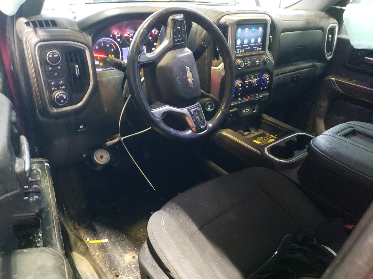 2022 Chevrolet Silverado VIN 1GC4YNEY8NF135009 Copart auction photo, all over damage thumbnail 8