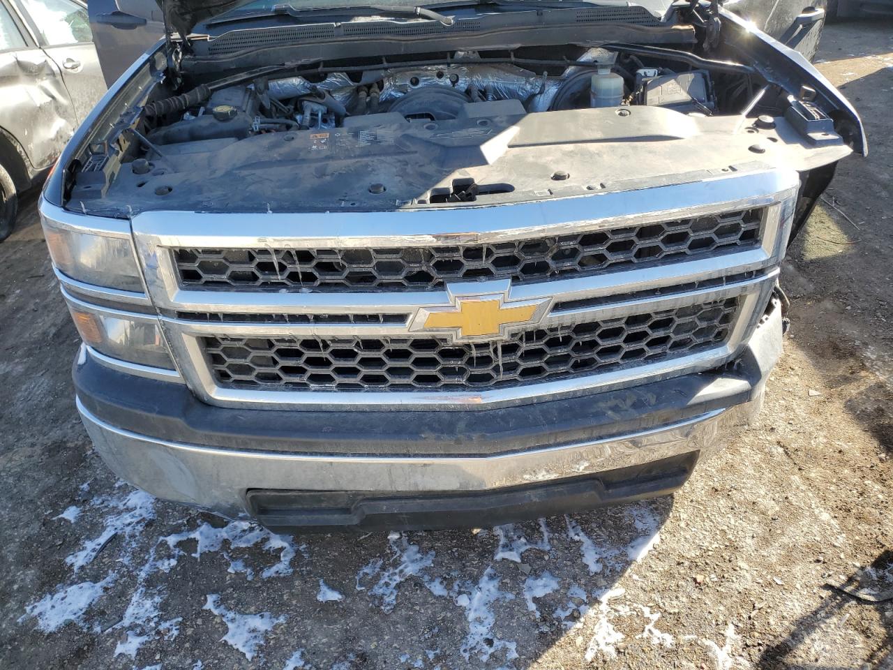 2015 Chevrolet Silverado VIN 1GCRCPEH2FZ168815 Copart auction photo, side / front end damage thumbnail 12