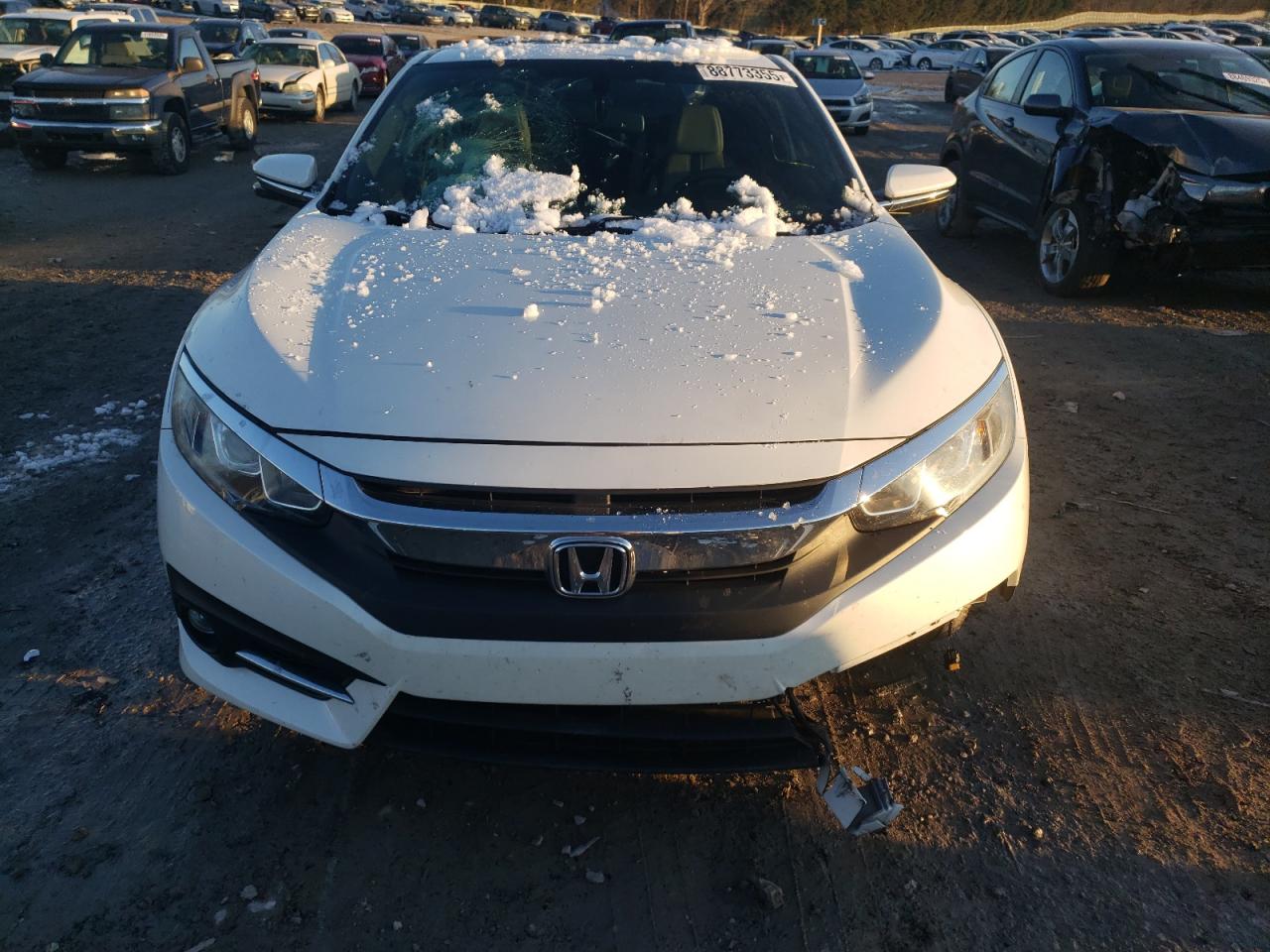 2017 Honda Civic VIN 2HGFC3B71HH353370 Copart auction photo, front end damage thumbnail 5