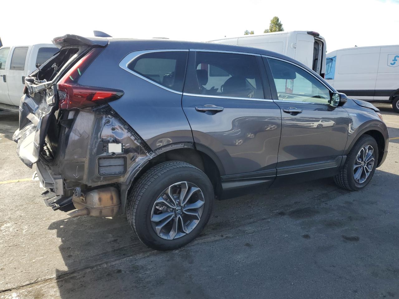2022 Honda CR-V VIN 5J6RT6H50NL023635 Copart auction photo, rear end damage thumbnail 3