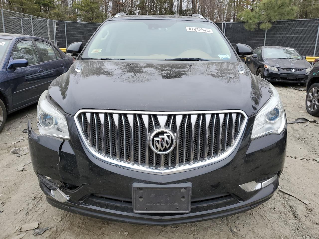2017 Buick Enclave VIN 5GAKVCKD8HJ257989 Copart auction photo, front end / undercarriage damage thumbnail 5