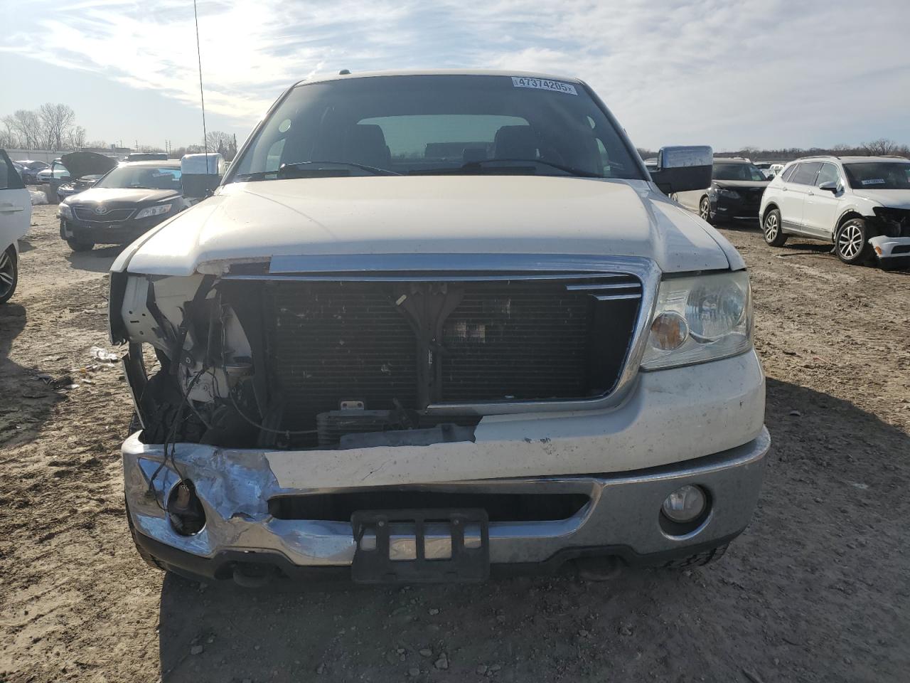 2008 Ford F-150 VIN 1FTPW14V28KE96895 Copart auction photo, front end damage thumbnail 5
